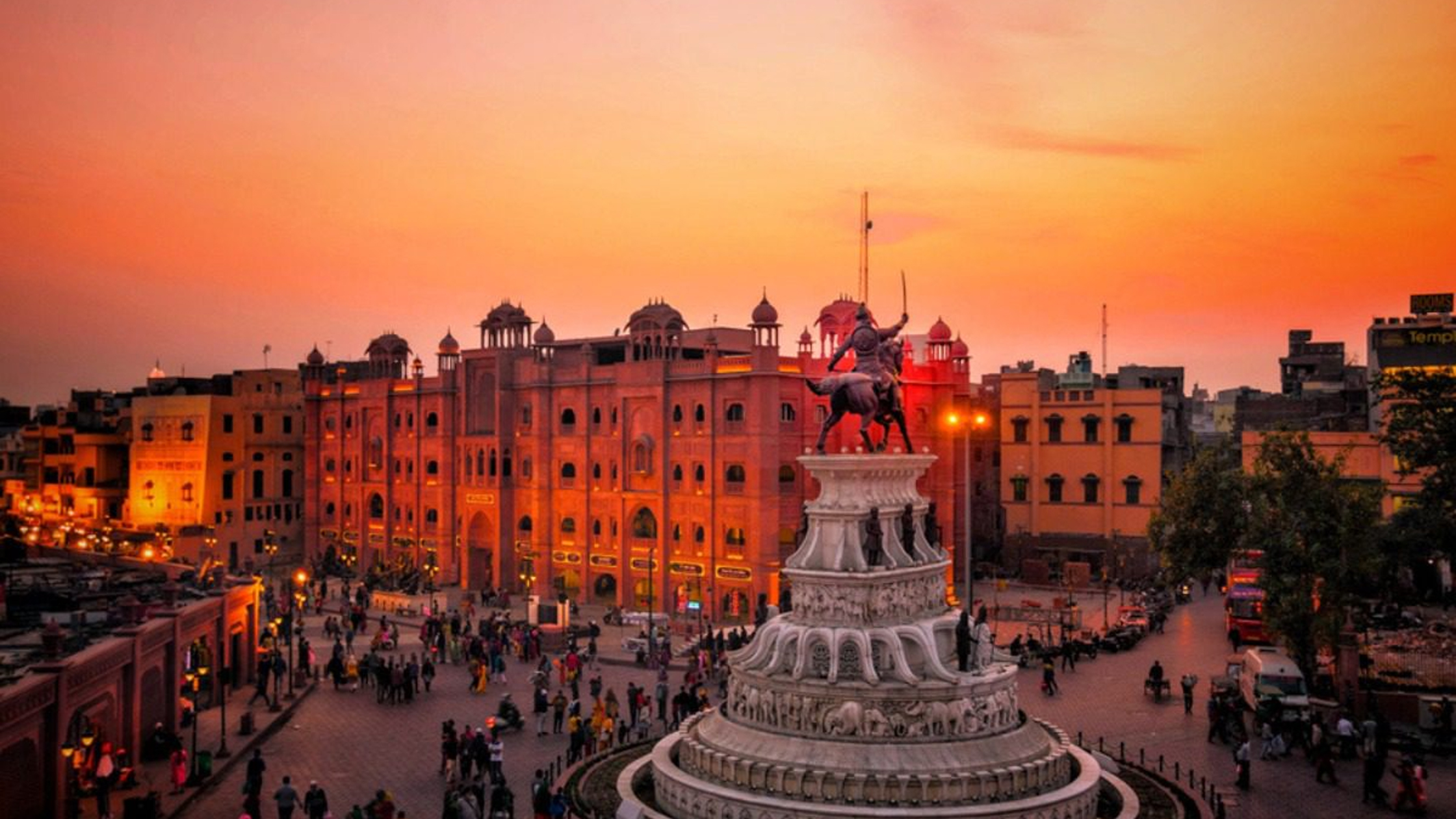 Golden Temple with Golden Triangle
